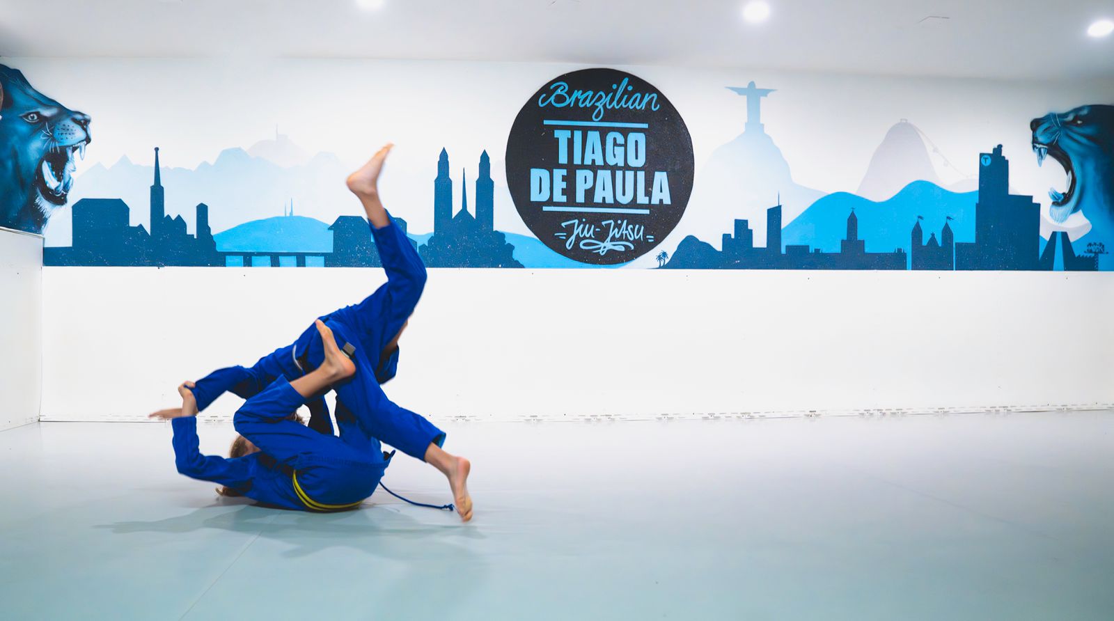Brazilian-Jiu-Jitsu-Training bei Tiago de Paula BJJ